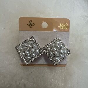 Silver and Pearl Earrings